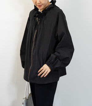 サーブルクロスフリルブルゾン