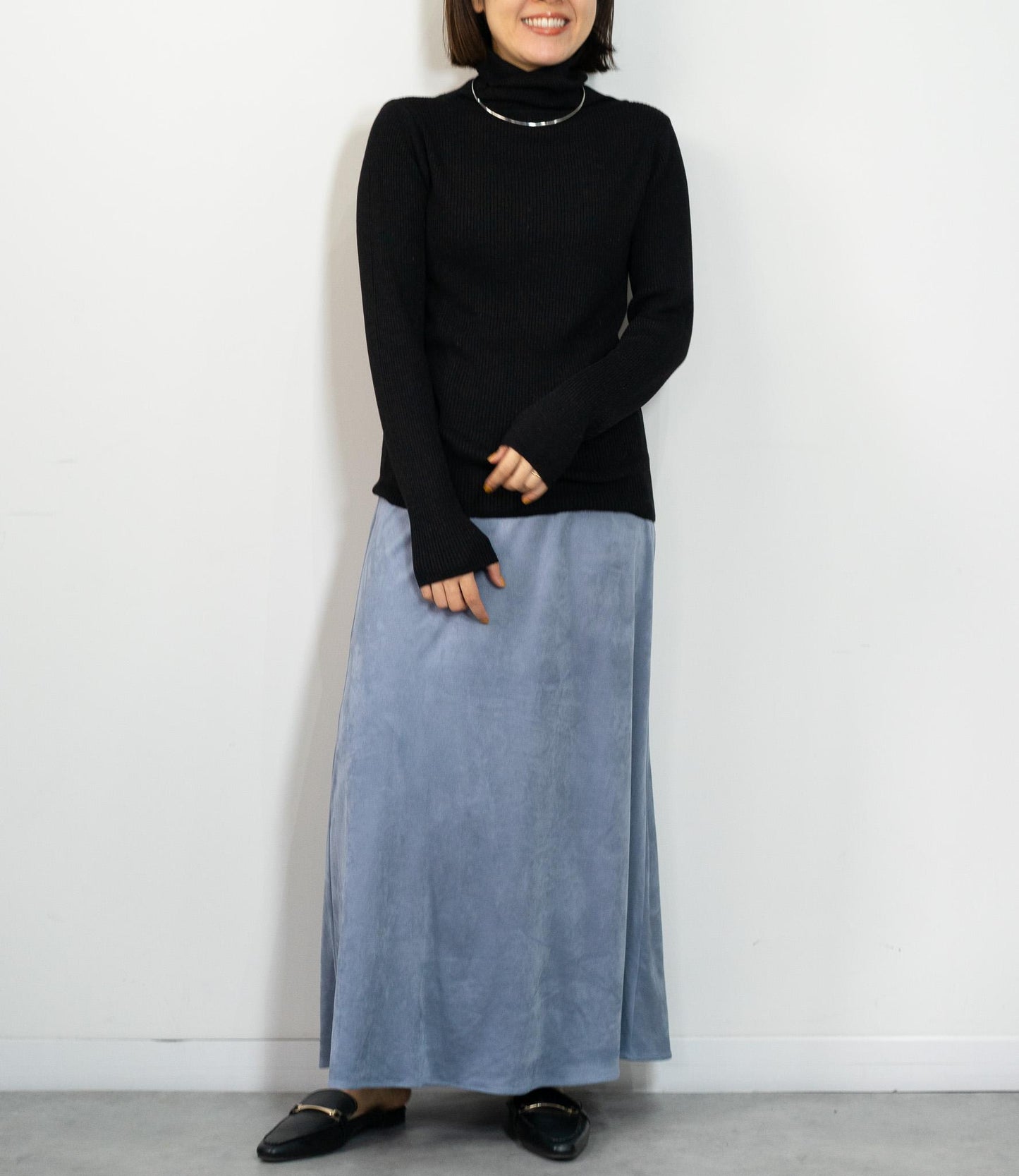 ラメタートルスリムニット