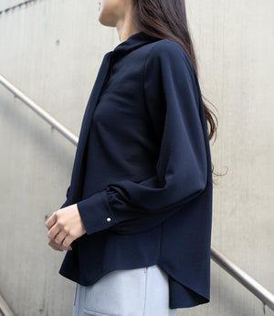 ジョーゼットボウタイブラウス