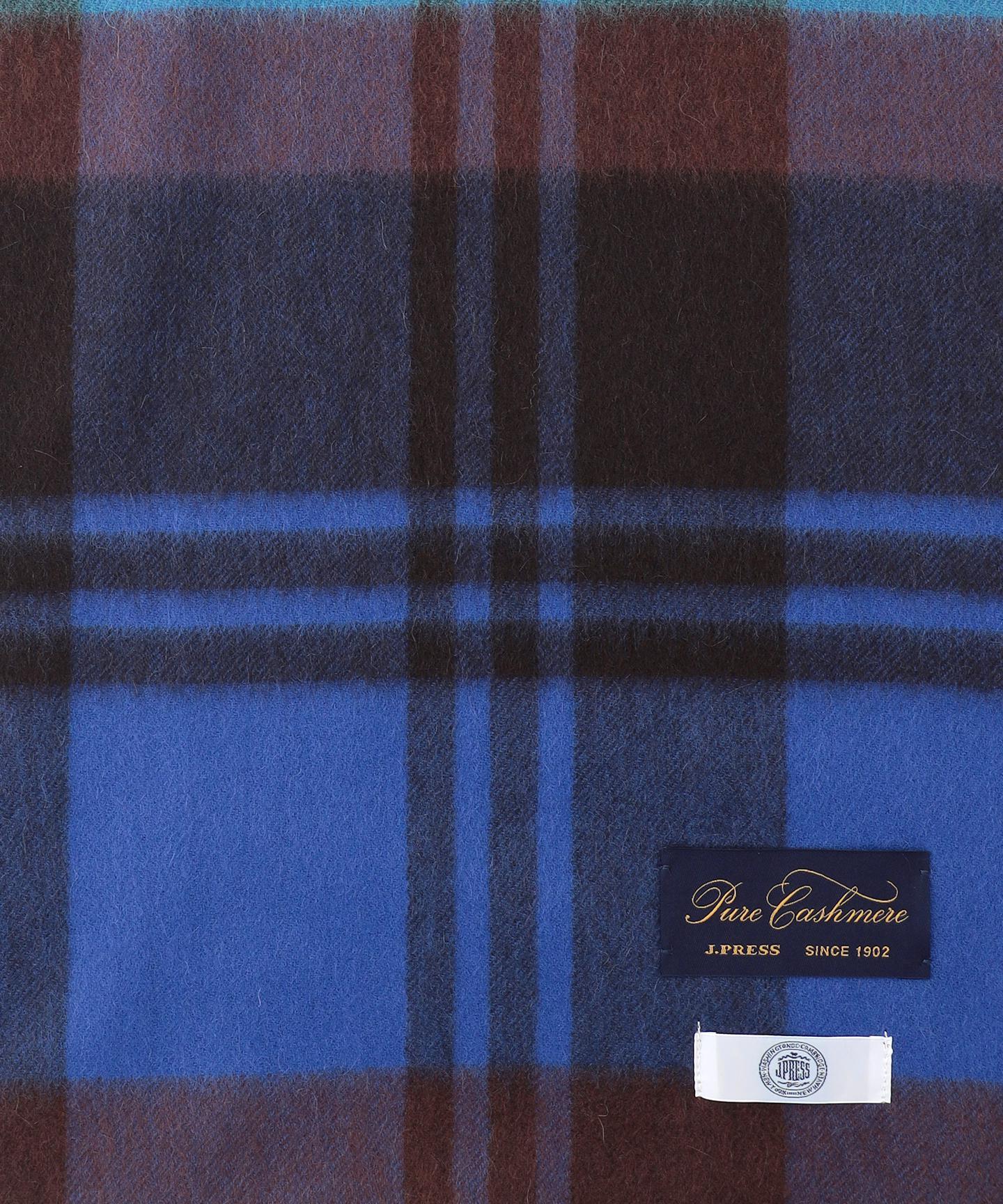 カシミヤチェック マフラー