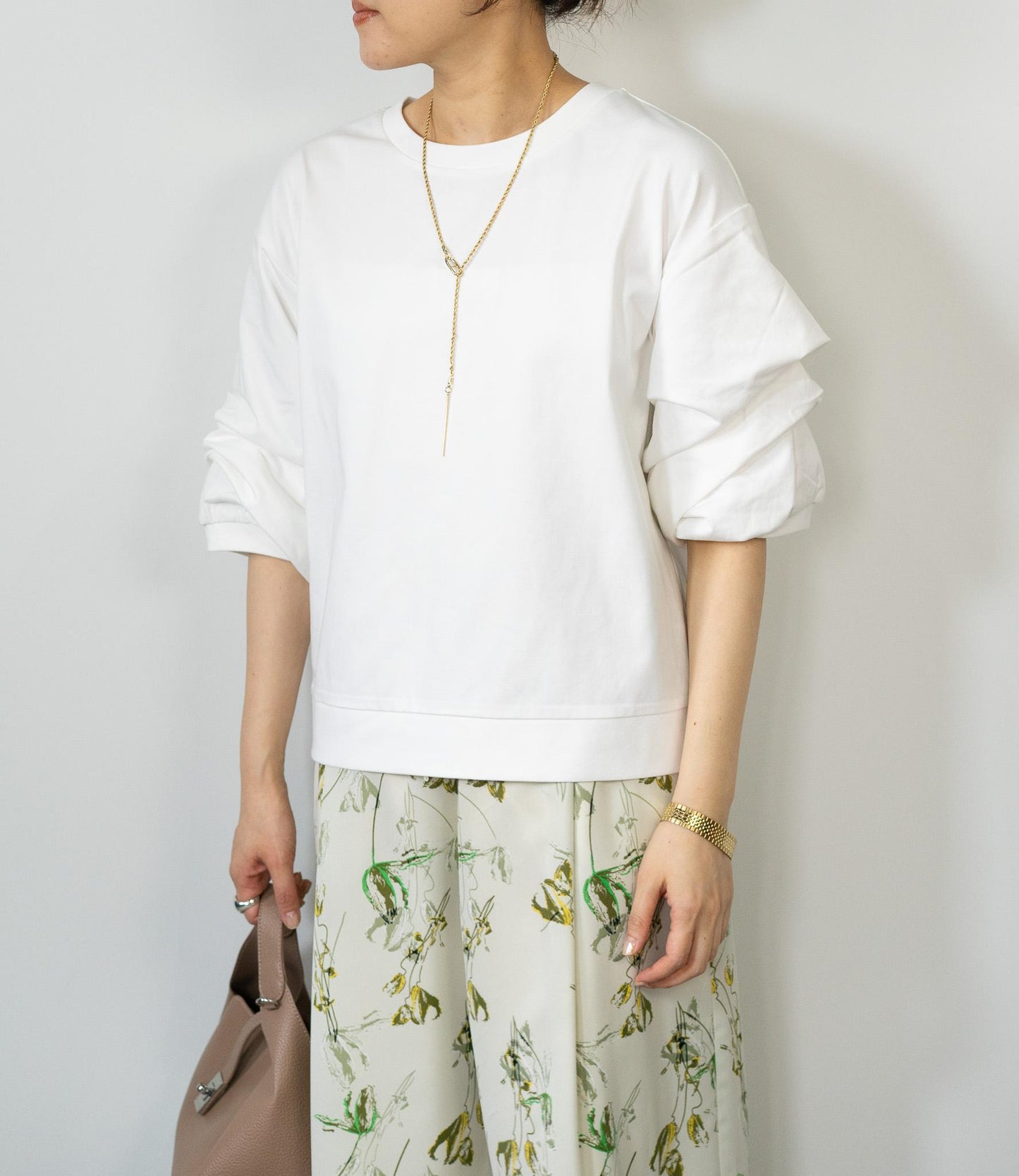 タックスリーブデザインカットソー