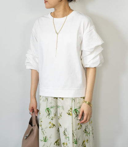 タックスリーブデザインカットソー