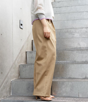 リネンライクシャイニータックパンツ