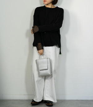 ポイントカラーロングTシャツ