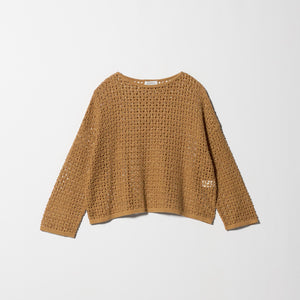 メッシュ ニット プルオーバー ウォッシャブル