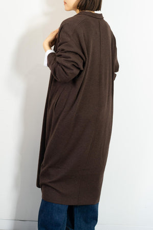 着流しニットコーディガン