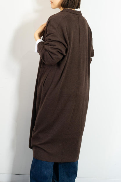 着流しニットコーディガン