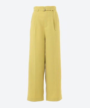 9分丈ハイウエストワイドパンツ