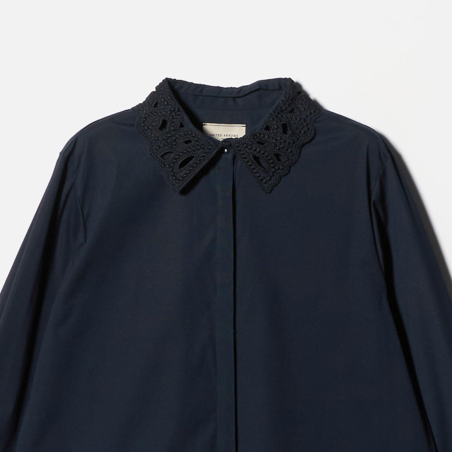 エンブロイダリー カラー シャツ ‐ウォッシャブル‐