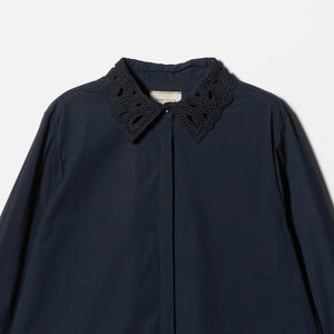 エンブロイダリー カラー シャツ ‐ウォッシャブル‐