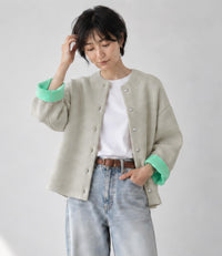 ベージュ系・ライトベージュ*ミントグリーン