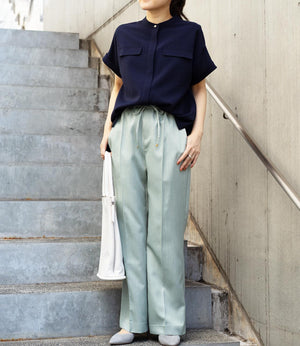 きれいめフラップサファリブラウス