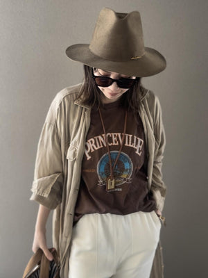 ヴィンテージライクPRINCEVILLEロゴTシャツ