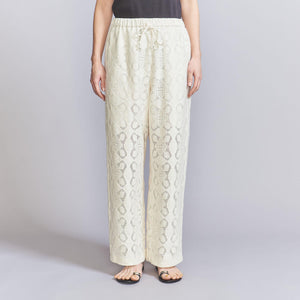 コットンナイロン レースパンツ