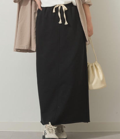 裏毛ロングスカート