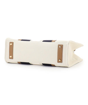 ストライプキャンバス トートバッグ