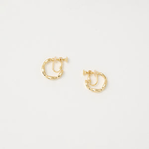 スカラップ フープイヤリング