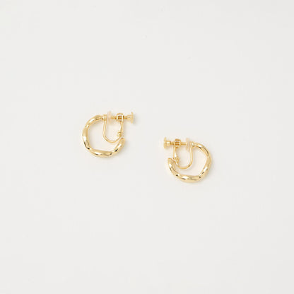 スカラップ フープイヤリング