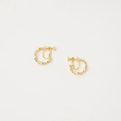 スカラップ フープイヤリング