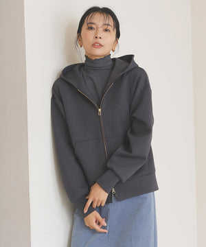 コットンカシミヤ タートルネックカットソー