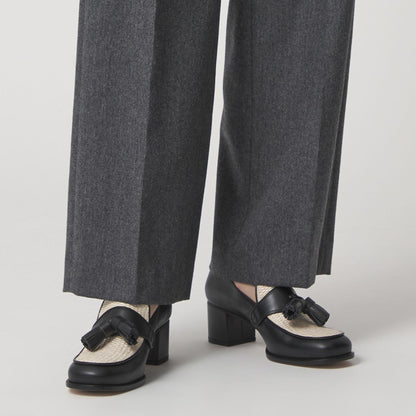 タッセルローファー パンプス50↑