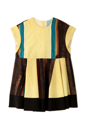 ペインティングストライププリントブラウス