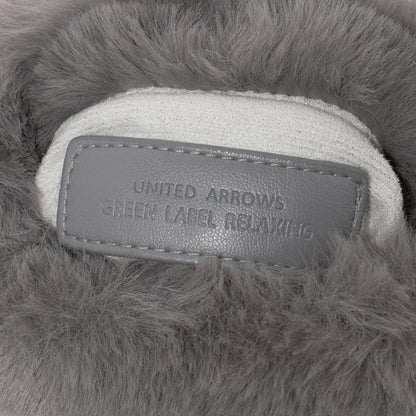 ファーショルダーバッグ ハートチャーム付き