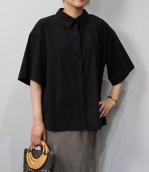 【接触冷感】バックタックオーバーシャツ