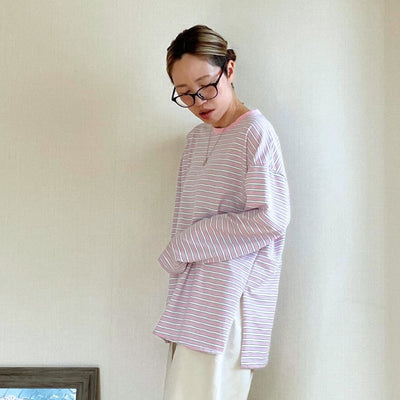 レトロマルチボーダーロンT