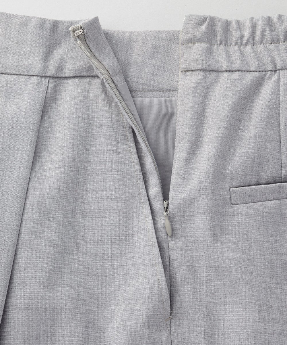 サマーウール混ワイドパンツ