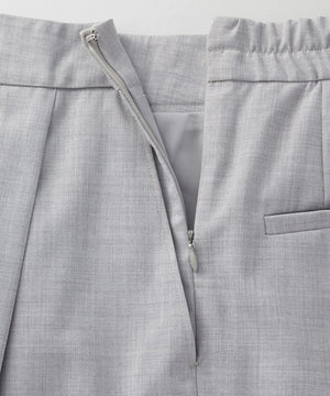 サマーウール混ワイドパンツ