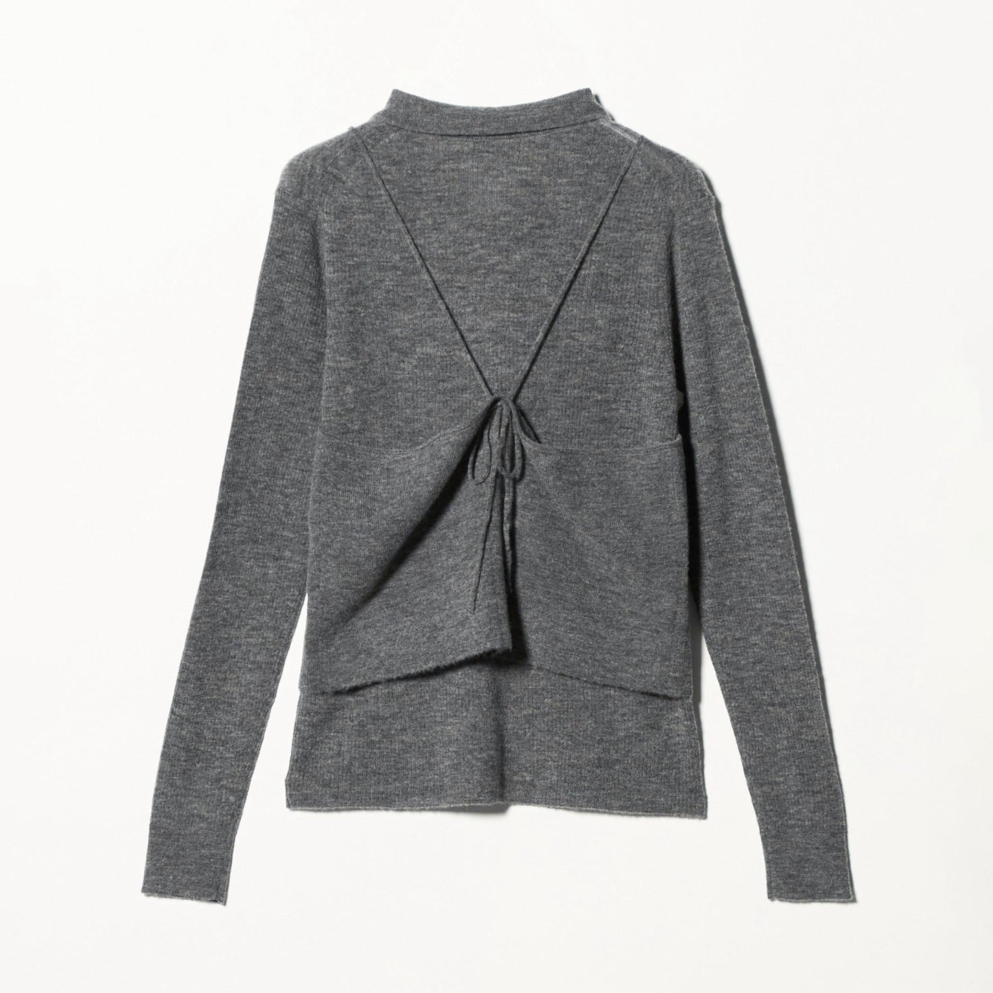 ポロニット カーディガン × ビスチェ ニット セット