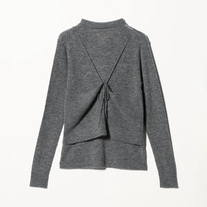 ポロニット カーディガン × ビスチェ ニット セット