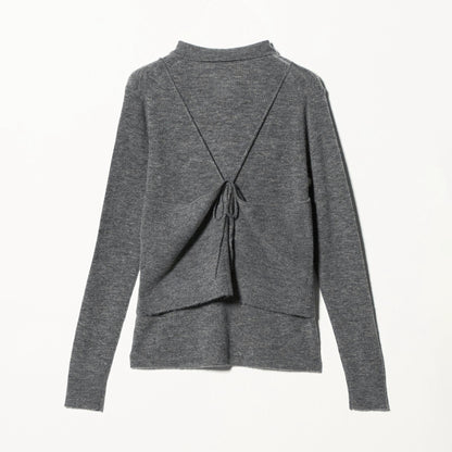 ポロニット カーディガン × ビスチェ ニット セット