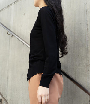 【UV加工・接触冷感】クルーネックカーディガン