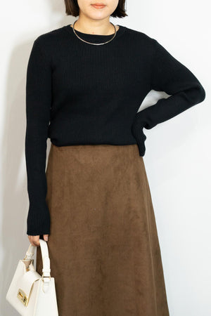 コンフォータブルスリムニット