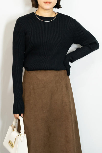 コンフォータブルスリムニット