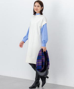 コットンタッチシャーティング刺繍入り ブラウス