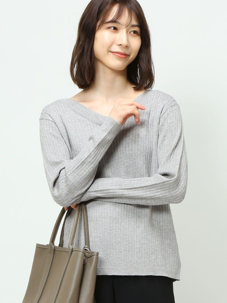 Vﾈｯｸﾜｲﾄﾞﾘﾌﾞ長袖