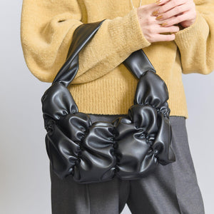 ギャザー ムーン ワンショルダーバッグ