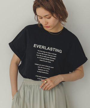 前後2wayUSAコットンTシャツ