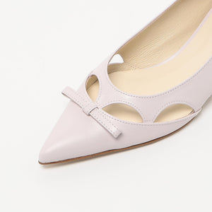 オープンアーチリボン パンプス35↑