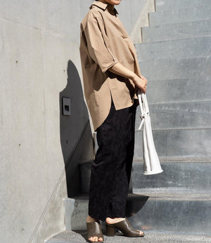 オーバーサイズスキッパーシャツ