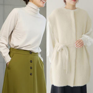 【M・Lサイズ①】スタイリストNanae監修！サイズを選べるニット＆ベスト特別セット