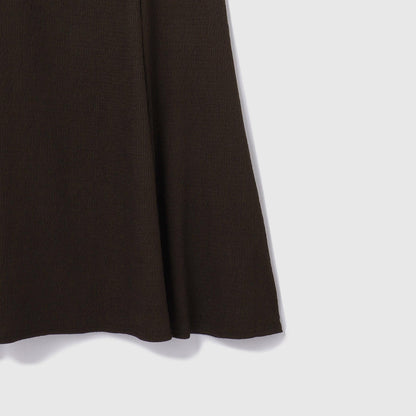 シャーリングジャージーワンピース≪洗濯機で洗える≫