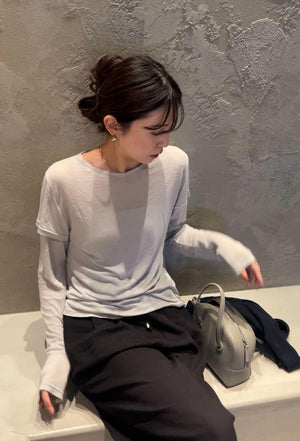 レイヤード風ロンT