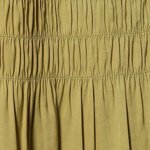 【WEB限定】シャーリング キリカエ フレアスカート