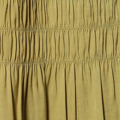 【WEB限定】シャーリング キリカエ フレアスカート