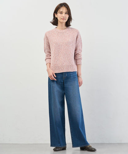 BASIC STRETCH DENIM ワイド ストレート デニム