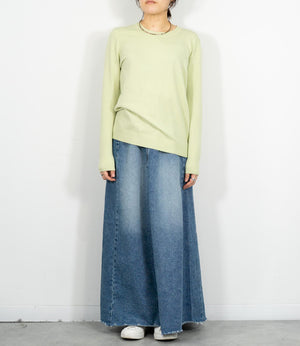 ソフトタッチクルーネックニット